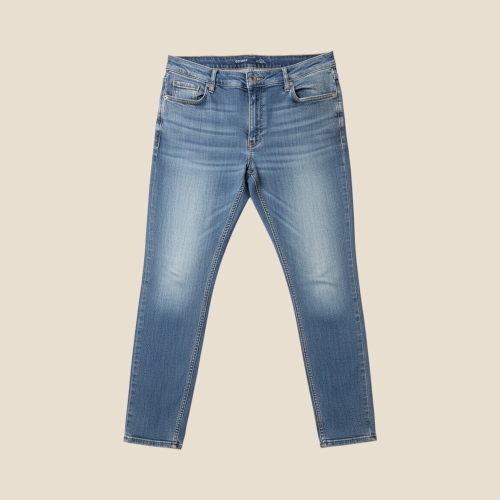 Old Navy Jeans Womens 14 Rockstar Super Skinny Blue Mid Rise Stretch Denim